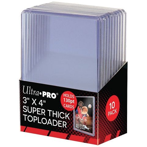 Ultra Pro Topload 3x4 130pt Box 10ct - Toploader