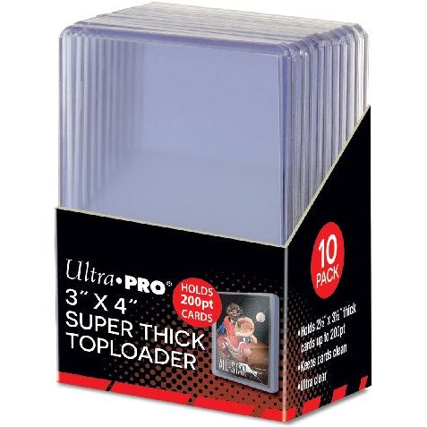 Ultra Pro Topload 3x4 200pt Super Thick 10ct - Toploader