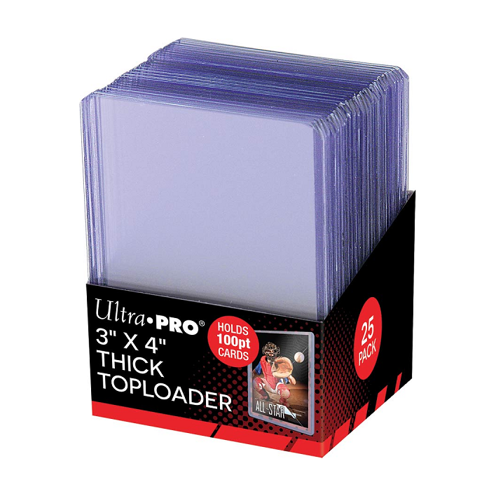 Papier à chargement par le haut Ultra Pro 3x4 100 pts Superthick 25ct - Toploader