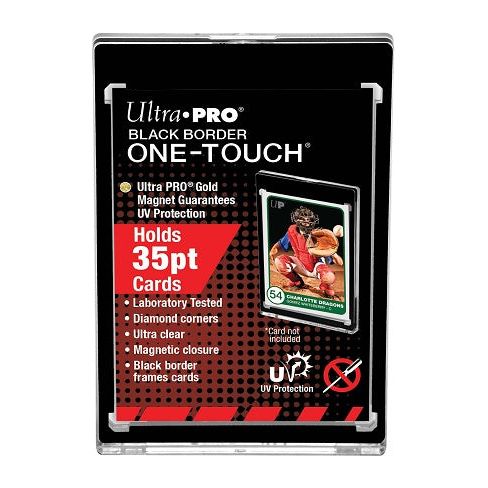 Ultra Pro One Touch 35pt Black Border - One Touch Magnetic Closure