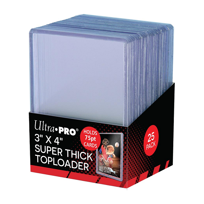 Ultra Pro Topload 3x4 75pt Thick 25ct - Toploader