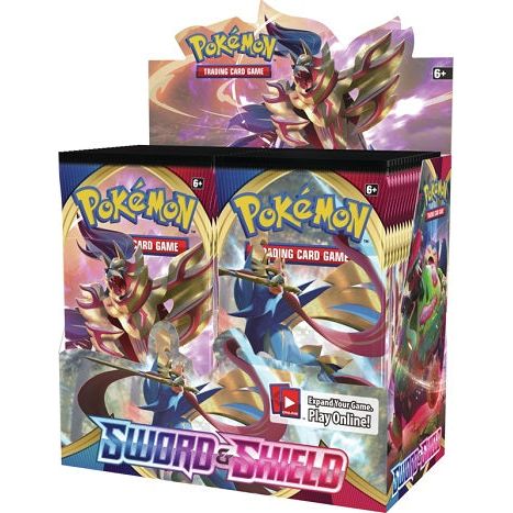 Coffret de boosters Épée et Bouclier du JCC Pokémon